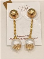 Orecchini Vidali Gioielli Donna in Argento Perla ORAR-33-34 - ORAR-33-34